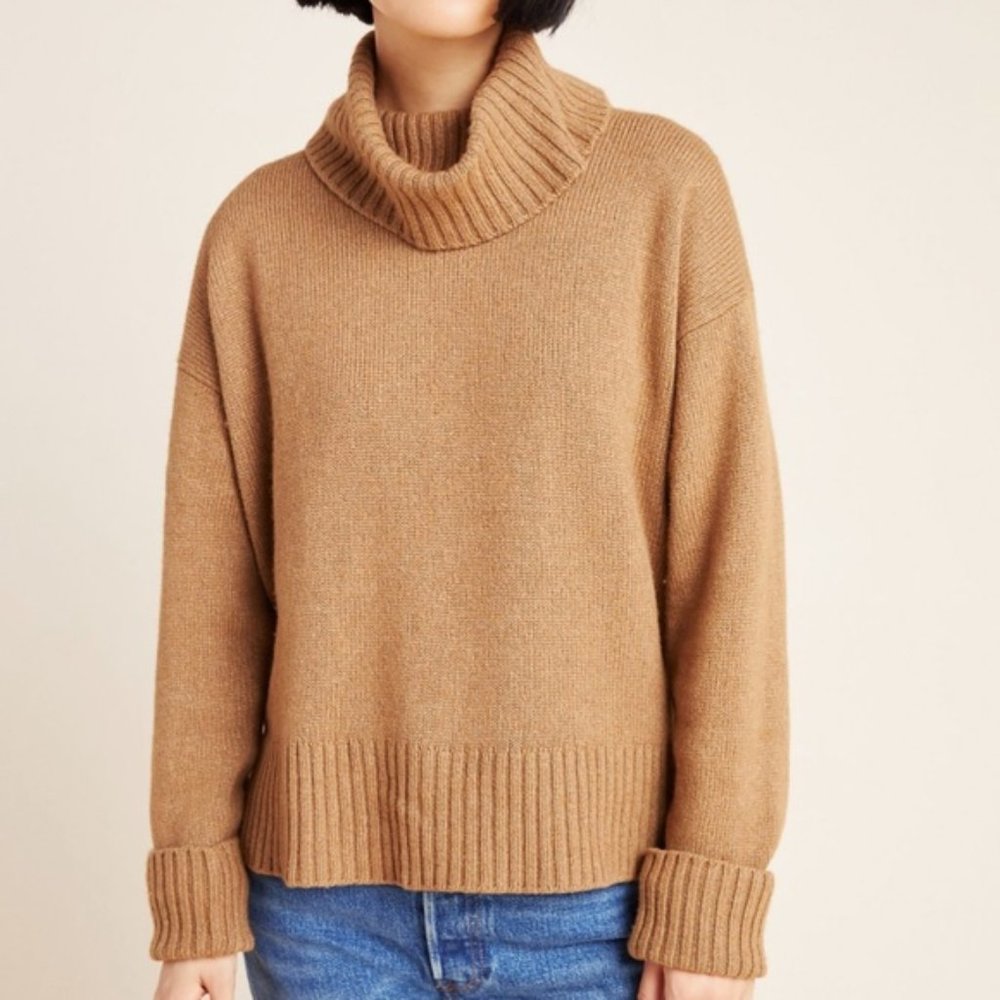 Anthropologie High-Low Turtleneck Sweater (NWT)